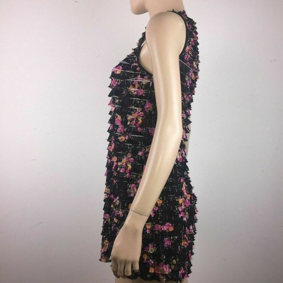 Free People S Multicolor Floral Ruffle Tunic Tank - Picture 4 of 9